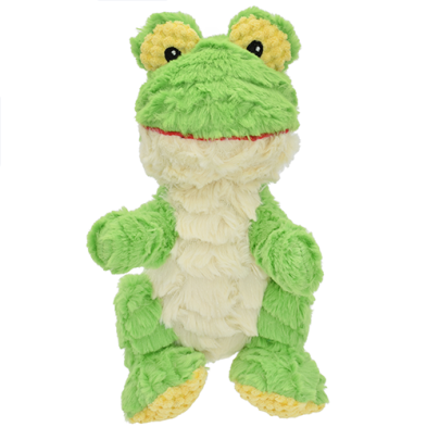 Multipet™ Wrinkleez Frog 9" Plush Dog Toy