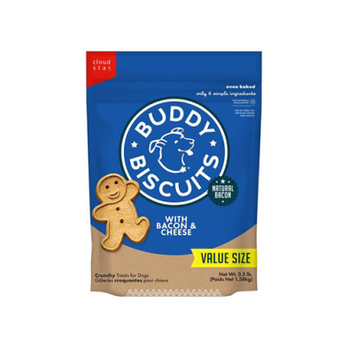 Buddy Biscuits® Oven Baked With Bacon & Cheese Crunchy Dog Treat