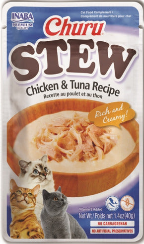 Inaba Cat Churu Stew - Chicken & Tuna Recipe