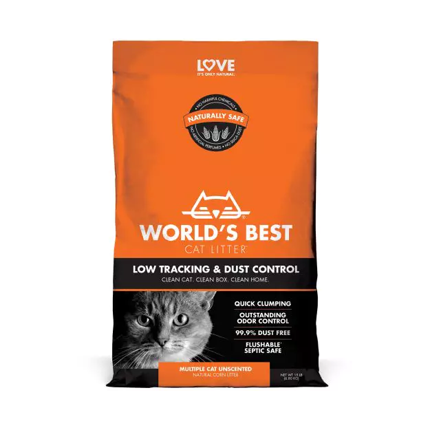 World's Best Multi Cat Unscented Low Tracking Cat Litter