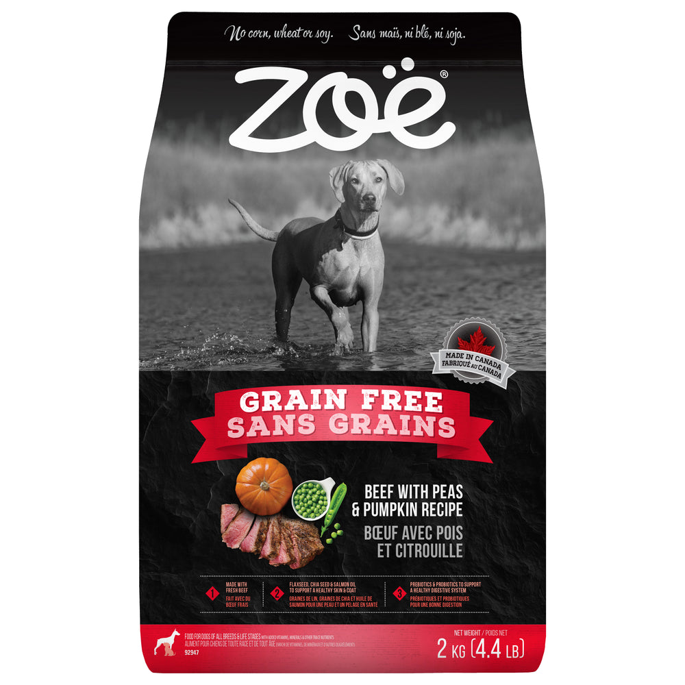 Zoë Grain Free Beef with Peas & Pumpkin Dog Food