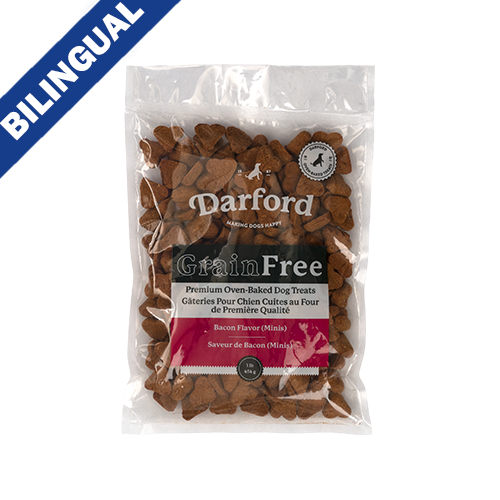 Darford® Grain Free Bacon Minis Prepackaged Bulk Dog Biscuits