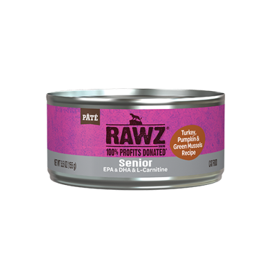 Rawz® Senior Turkey, Pumpkin & Green Mussels Wet Cat Food