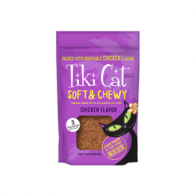 Tiki Cat® Grain Free Soft & Chewy Chicken Cat Treat