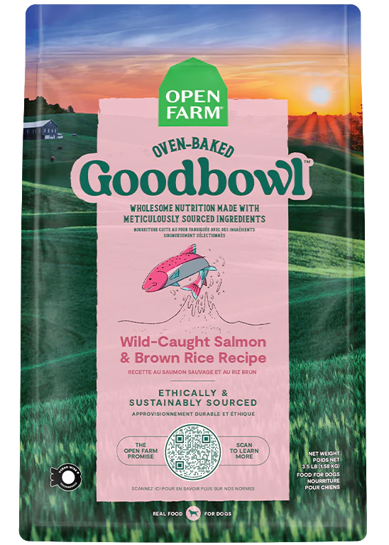 Open Farm® GoodBowl™ Wild Caught Salmon & Brown Rice Recipe Dog Food