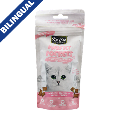 Kit Cat® Purrfect Pockets Hairball Control Cat Treat