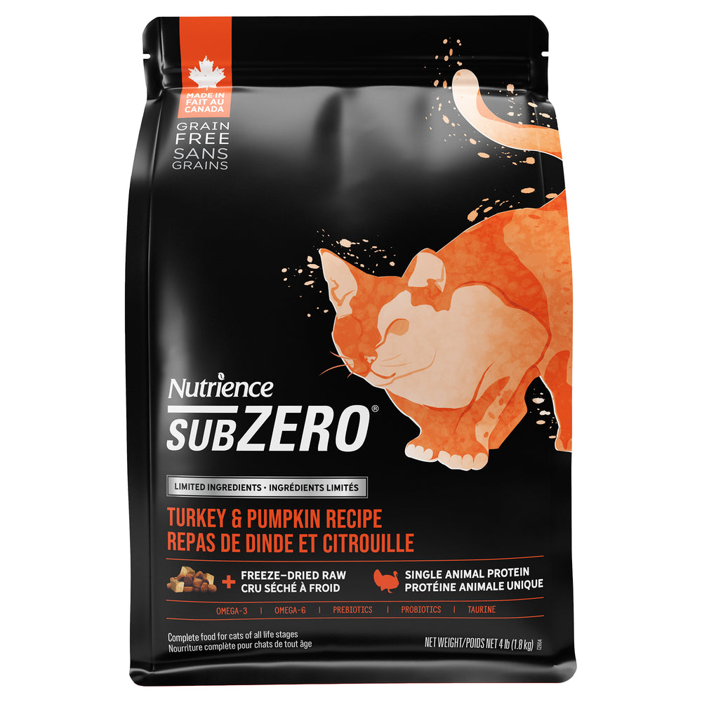 Nutrience SubZero Turkey & Pumpkin Recipe - Limited Ingredient Cat Food