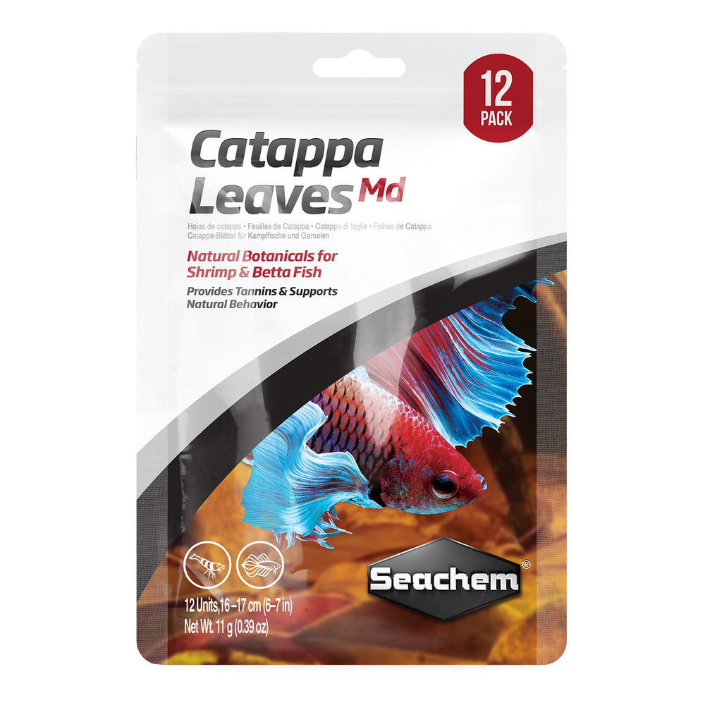 Seachem Catappa Leaves - MED - 12 pk