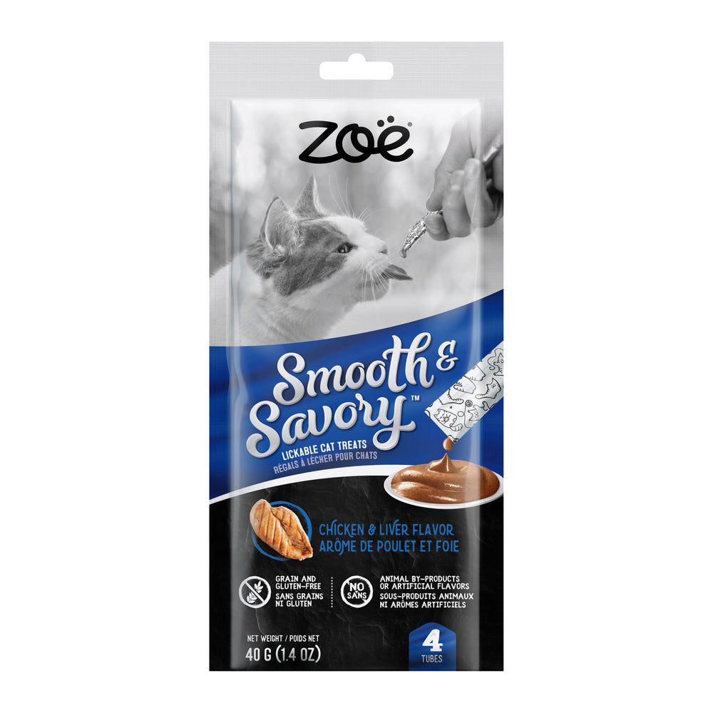 Zoë Smooth & Savory Lickable Cat Treat – Chicken & Liver