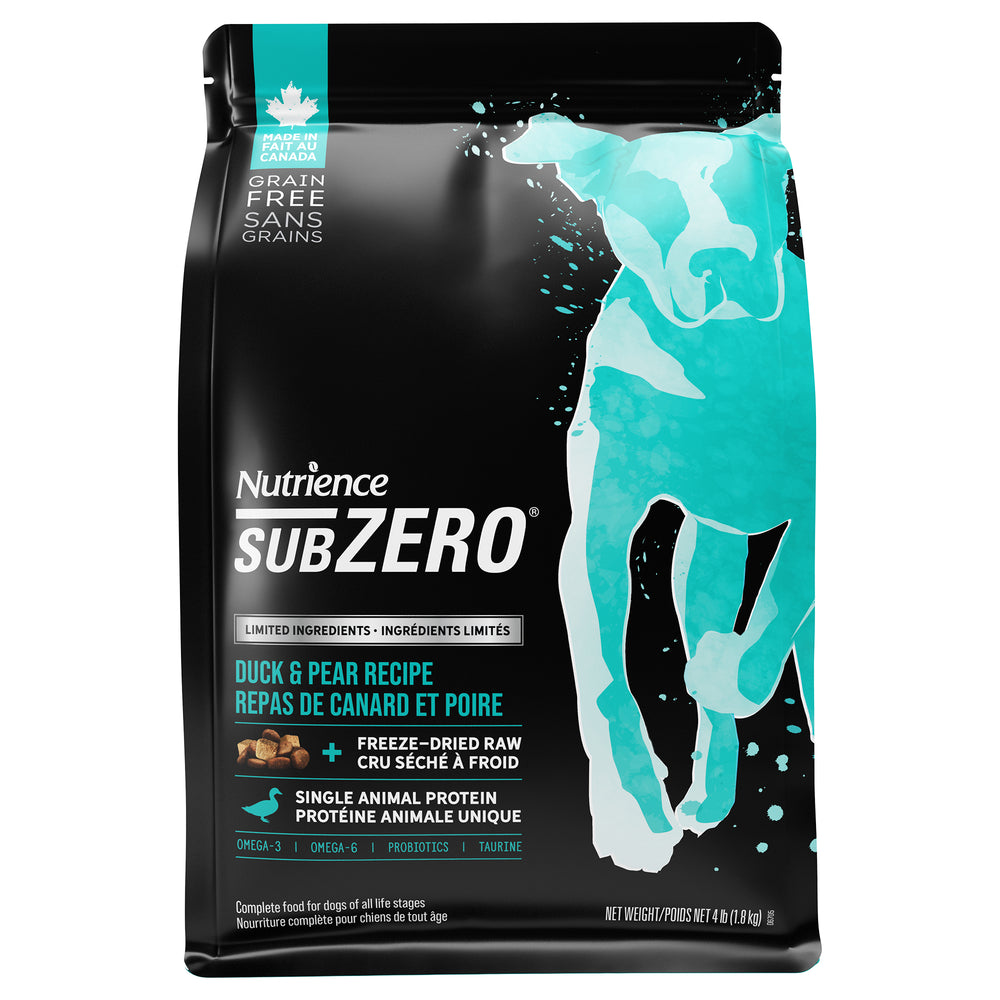 Nutrience SubZero Duck and Pear Recipe - Limited Ingredient Dog Food