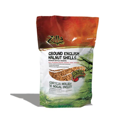 Zilla Ground English Walnut Shells Premium Reptile Bedding