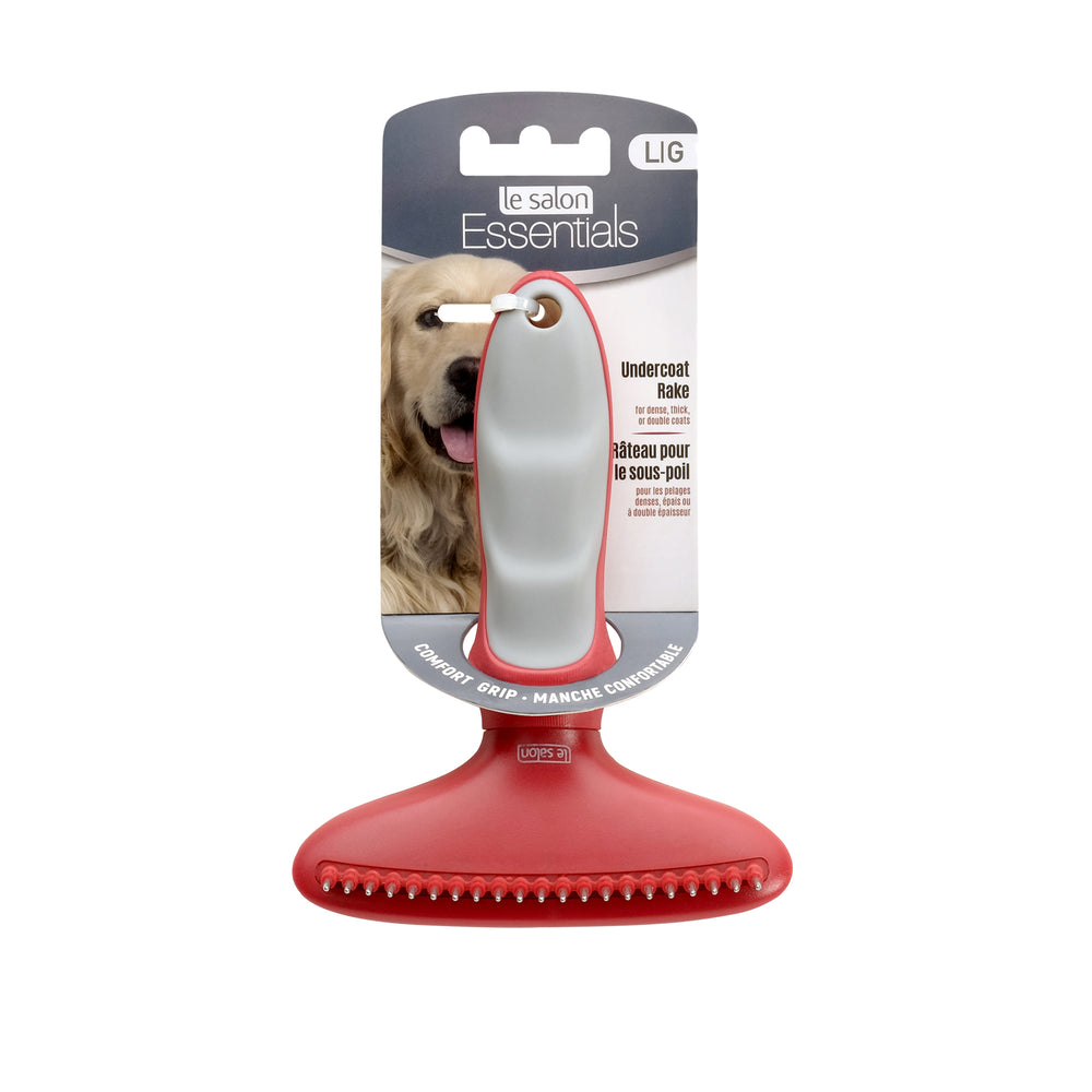 Le Salon Essentials Dog Undercoat Rake - Double Row
