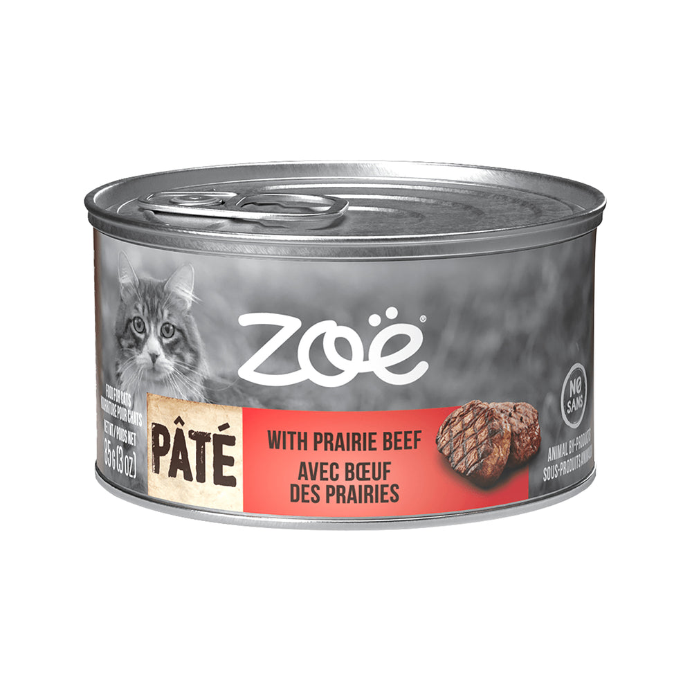 Zoë Pâté Prairie Beef Cat Food