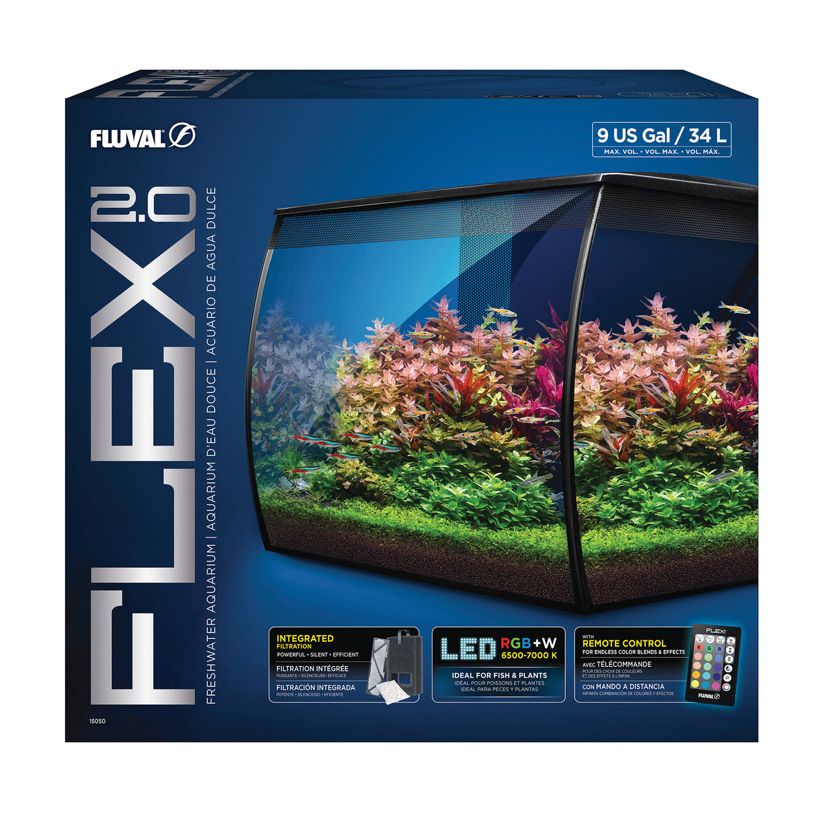 Fluval Flex 2.0 Aquarium Kit – Pet Circus