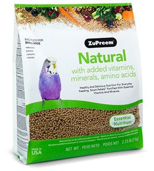 ZuPreem "Natural" Food For Parakeets, Canaries, Finches