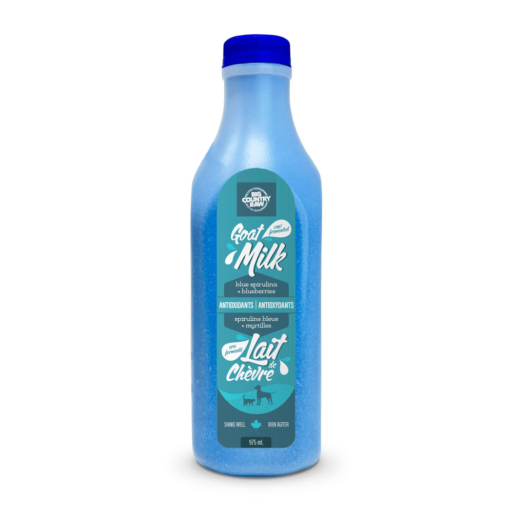 Big Country Raw Goat Milk Antioxidants - with Blueberries & Spirulina