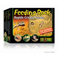 Exo Terra Feeding Rock Reptile Cricket Feeder