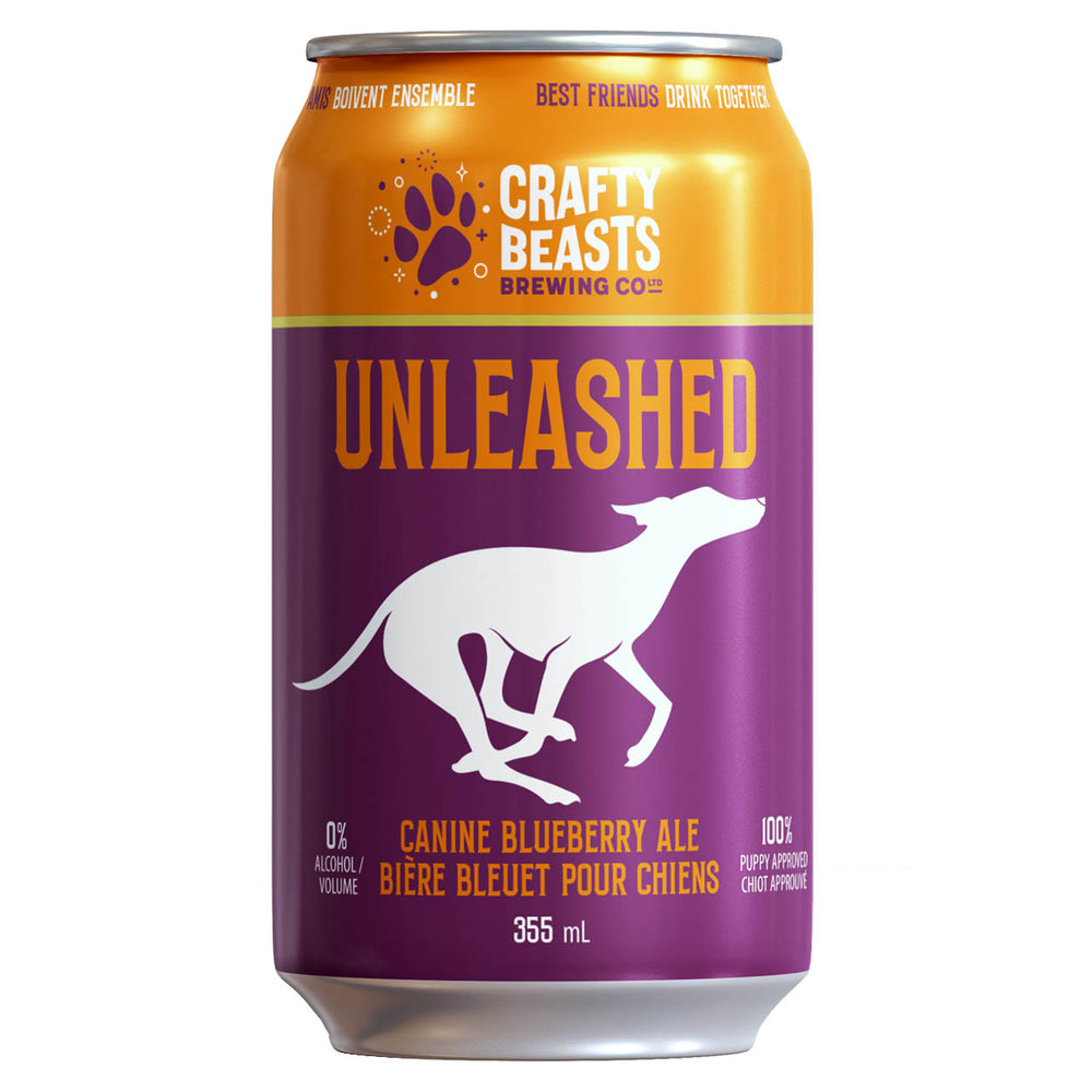 Crafty Beast Brewing Co. Unleashed Canine Blueberry Ale