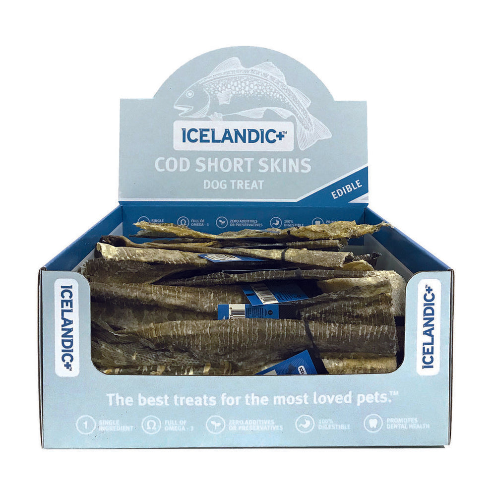 Icelandic+ Cod Skin Strips - Short