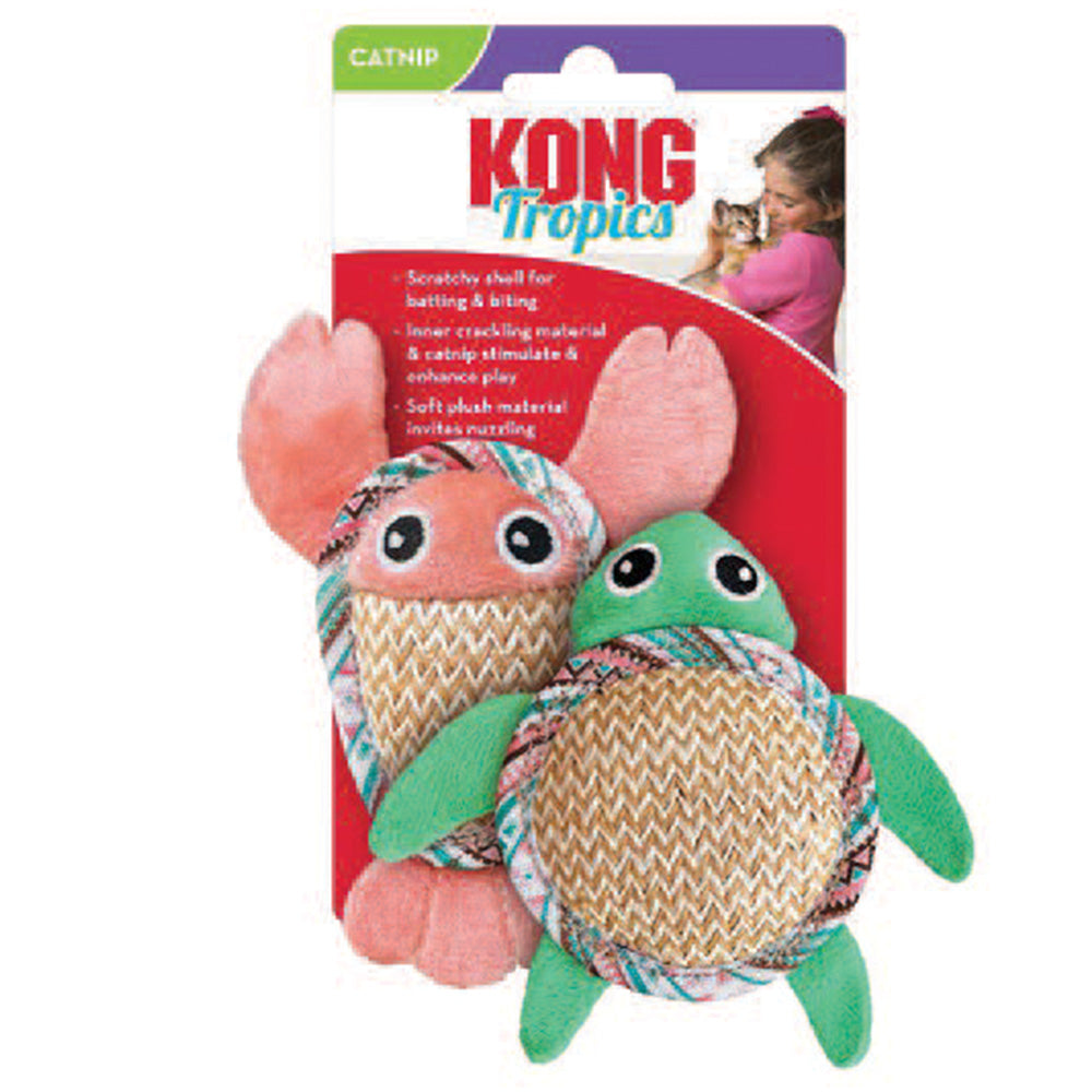 Kong Tropics Pals Cat Toy - 2 Pack