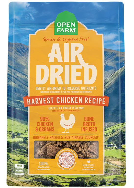 Open Farm Air Dried Harvest Chicken Recipe for Dogs