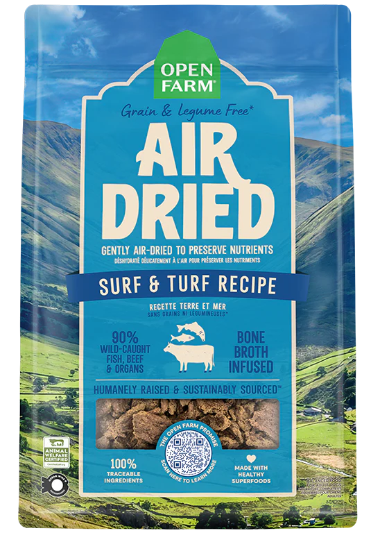 Open Farm Air Dried Surf & Turf Recipe for Dogs