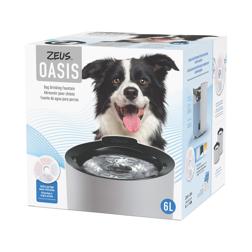 Zeus Oasis Fountain - Light Grey