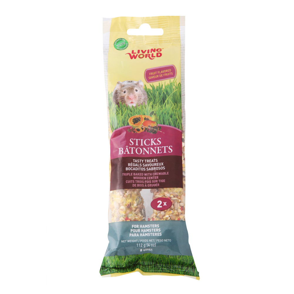 Living World Hamster Stick - Fruit Flavour