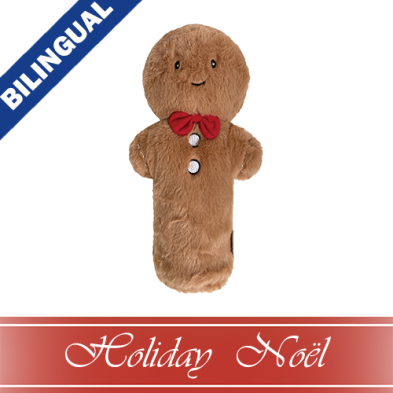 FFB HOLIDAY Xmas Cuddle Plush Crunchers Gingerbread Man