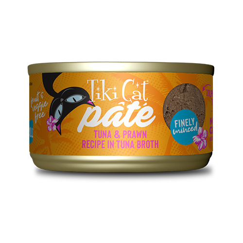 Tiki Cat® Grill Pâté Tuna & Prawn Recipe in Tuna Broth Wet Cat Food