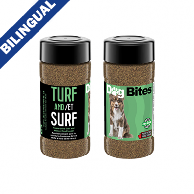 Dog Bites® Turf & Surf Freeze Dried Liver and Kelp Pet Food Topper