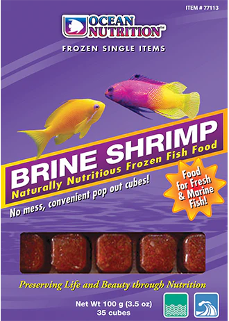 Ocean Nutrition Frozen Brine Shrimp Cubes