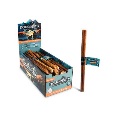 DOGGINSTIX Bully Stick Natural Dog Chew