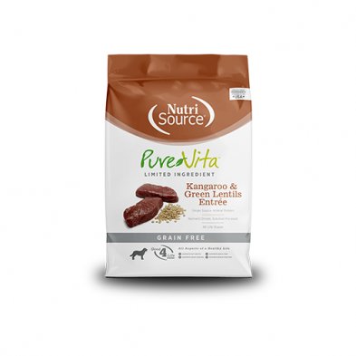 NutriSource® PureVita™ Kangaroo & Green Lentils Grain Free Dry Dog Food