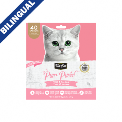 Kit Cat® Purr Purées® Tuna & Salmon Cat Treat