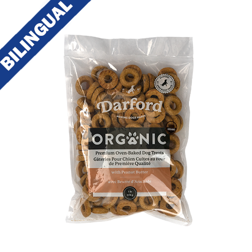 Darford® Organic w/ Peanut Butter Prepackaged Bulk Dog Treats