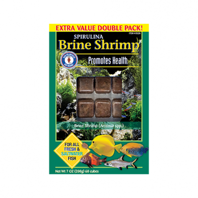 SFB Frozen Spirulina Brine Shrimp Cubes - Value Pack