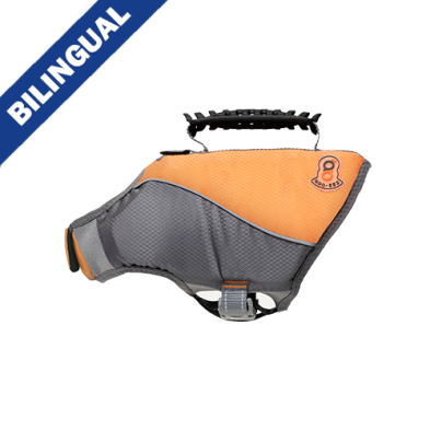 Goo-eez® Orange & Grey Life Vest for Dogs