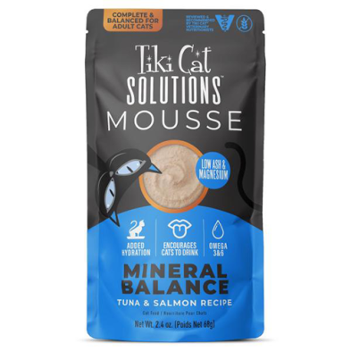 Tiki Cat® Solutions® Mineral Balance Mousse - Tuna & Salmon Recipe Wet Cat Food