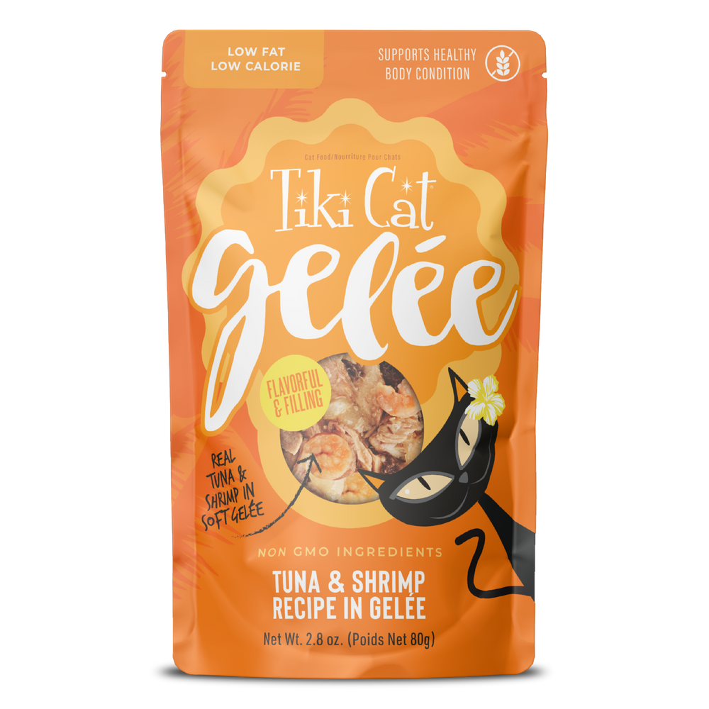 Tiki Cat® Gelée Tuna & Shrimp Recipe in Gelée