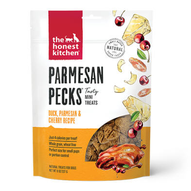 The Honest Kitchen® Parmesan Pecks® Duck, Parmesan & Cherry Dog Treat