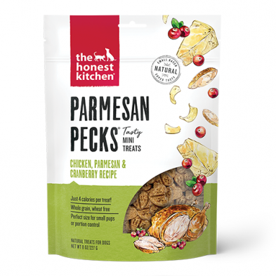 The Honest Kitchen® Parmesan Pecks® Chicken, Parmesan & Cranberry Dog Treat
