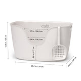Catit Loo Litter Box with Scoop - White