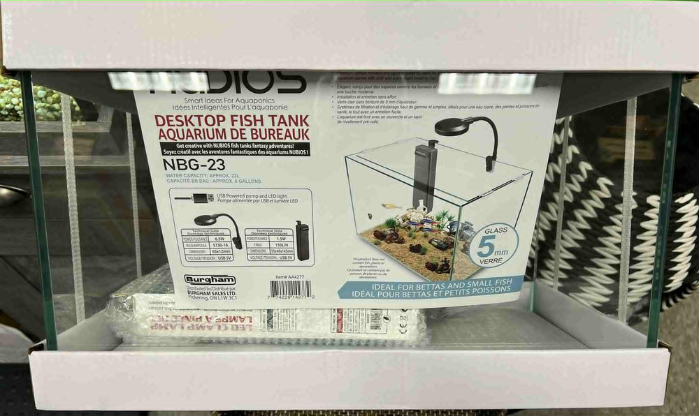 NUBIOS Desktop Glass Aquarium Kit