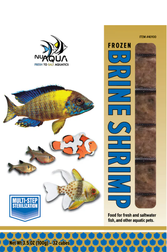 SFB NU AQUA Frozen Brine Shrimp - Cubes