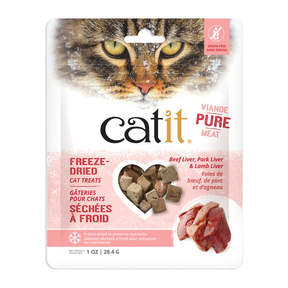 Catit Freeze-Dried Raw Treat - Beef, Pork & Lamb Liver