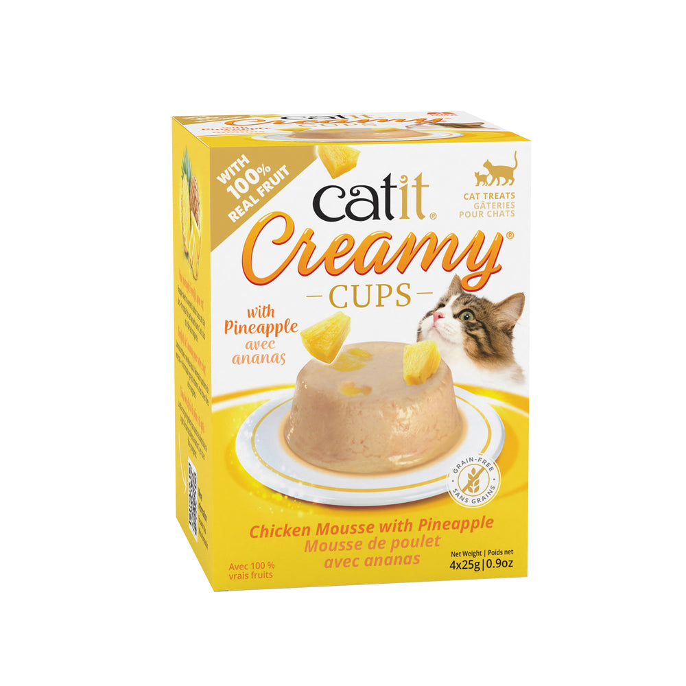 Catit Creamy Cups - Chicken Mousse with Pineapple