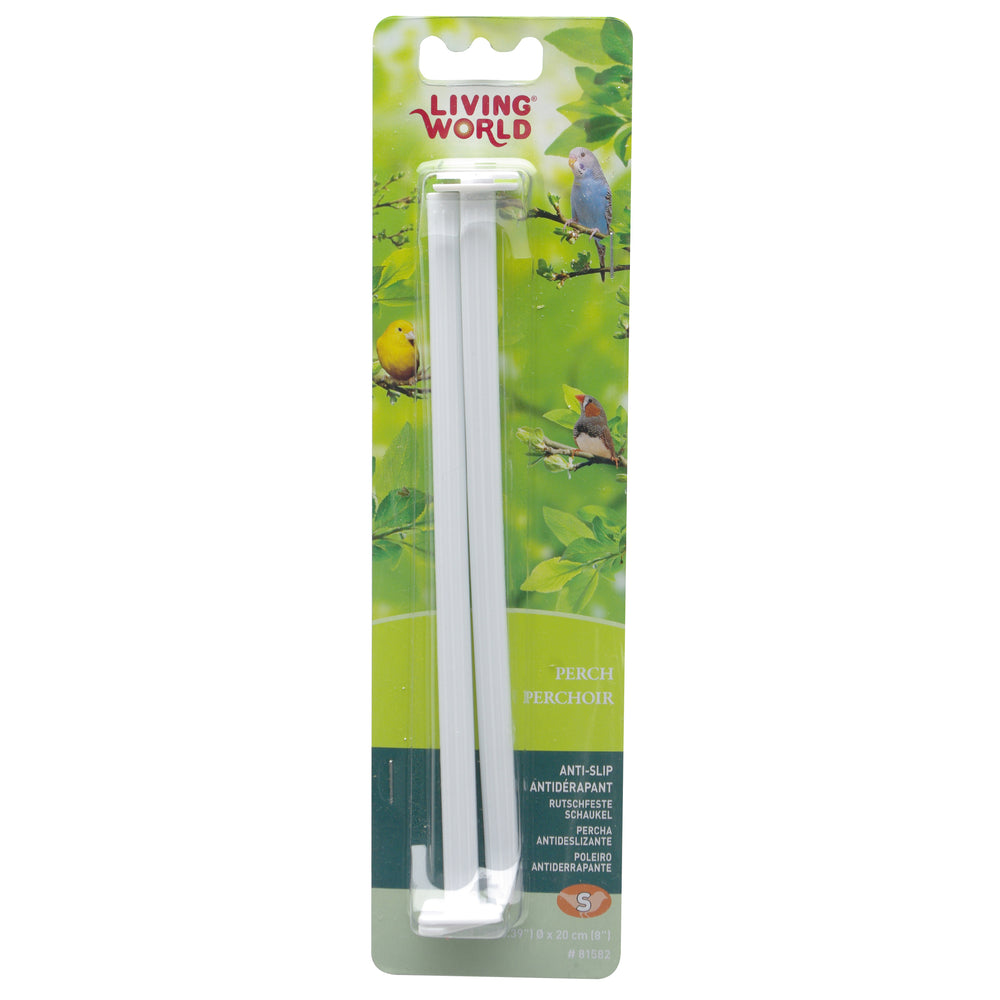 Living World Plastic Cage Perches - 2 pack