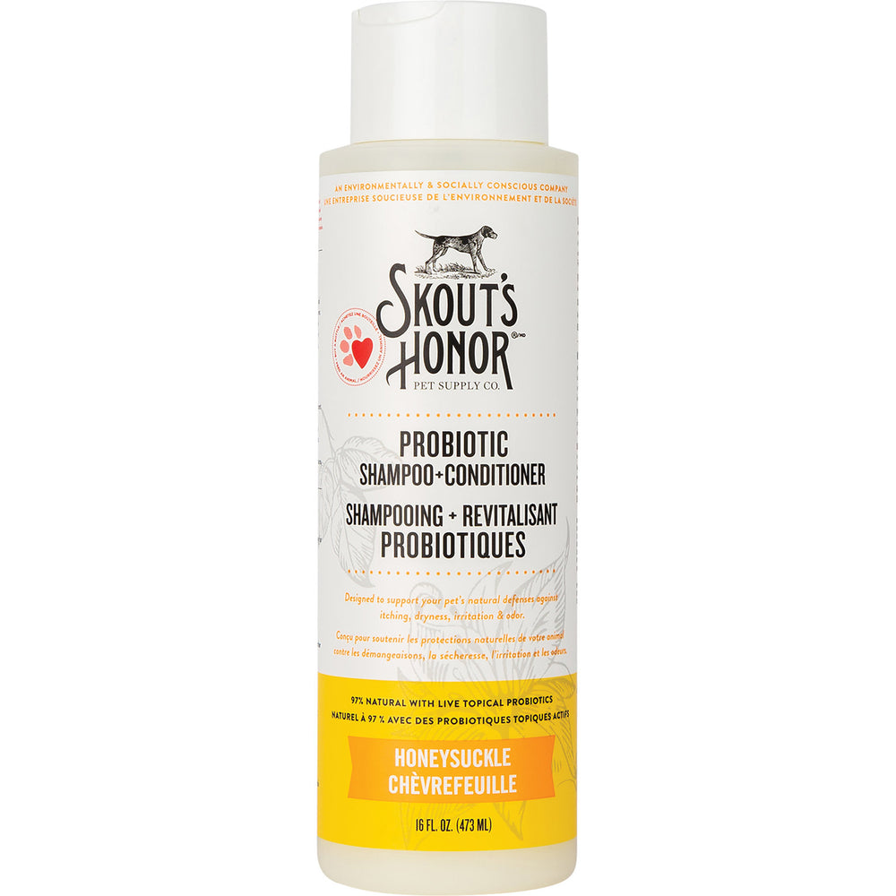 Skout's Honor® Probiotic Shampoo & Conditioner - Honeysuckle