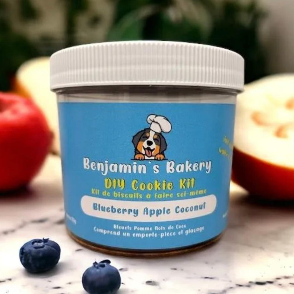 Benjamin's Bakery DIY Cookie Bake Kit for Dogs - Blueberry / Apple / Coconut